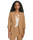 Фото #1 товара Куртка Calvin Klein асимметричная с открытым передним трикотажным воротником и рукавами с застежками-планками