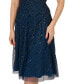 ფოტო #5 პროდუქტის Women's Beaded One-Shoulder Dress