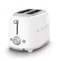 Фото #1 товара SMEG toaster TSF01WHMEU (White) - 2 slice(s) - White - Steel - Plastic - Buttons - Level - Rotary - China - 950 W
