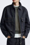 Фото #10 товара Джинсовая куртка с молнией ZARA