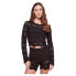 ფოტო #1 პროდუქტის URBAN CLASSICS Crochet Long Sleeve Top