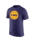 Фото #3 товара Men's Purple LSU Tigers Basketball Logo T-shirt