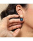 ფოტო #4 პროდუქტის Women's Blue Stone Drop Earrings