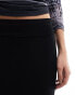 Фото #10 товара COLLUSION low rise slinky maxi skirt in black