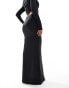 Фото #2 товара Aria Cove slinky column maxi skirt co-ord in black