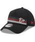 Фото #1 товара Men's Black Atlanta Falcons Flawless Stripe 39Thirty Flex Hat