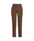 ფოტო #2 პროდუქტის Petite High Rise Bi Stretch Pintuck Pencil Ankle Pants