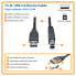 Фото #3 товара Tripp U322-015-BK USB 3.2 Gen 1 SuperSpeed Device Cable (A to B M/M) Black - 15 ft. (4.57 m) - 4.57 m - USB B - USB A - USB 3.2 Gen 1 (3.1 Gen 1) - Male/Male - Black