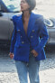 Фото #1 товара Двубортный пиджак приталенного кроя ZARA