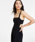 Фото #4 товара Women's Square-Neck Cutout-Side Wide-Leg Jumpsuit, Created for Macy's