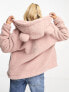 Фото #11 товара Urban Revivo short teddy bear jacket in pink