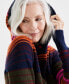 Фото #3 товара Women's Luxe Soft Striped Hooded Sweater, Created for Macy's