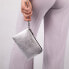 Women´s leather handbag etue A2 Silver