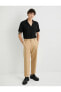 Фото #5 товара Рубашка мужская Koton с коротким рукавом и воротником с лацканами