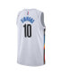 Фото #2 товара Men's and Women's Ben Simmons White Brooklyn Nets 2022/23 City Edition Swingman Jersey