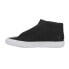 Фото #5 товара London Fog Lfm Dorance Mid High Top Mens Black Sneakers Casual Shoes CL30370M-B