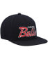 Men's Black Chicago Bulls Hardwood Classics Script 2.0 Snapback Hat