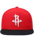 ფოტო #3 პროდუქტის Men's Red and Black Houston Rockets Team Two-Tone 2.0 Snapback Hat