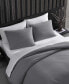 Фото #4 товара Waffle Pique Cotton 3 Piece Duvet Cover Set, Queen