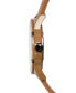 Unisex Sandhill Brown Silicone Strap Watch 44mm