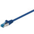 Фото #1 товара Wentronic CAT 6A Patch Cable - S/FTP (PiMF) - 15 m - Blue - 15 m - Cat6a - S/FTP (S-STP) - RJ-45 - RJ-45