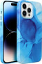 Фото #2 товара OEM Futerał LEATHER MAG COVER kompatybilny z MagSafe do IPHONE 12 Pro Max blue splash