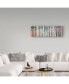 Zwart 'Colored Canvas Art - 19" x 6" x 2"