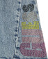 ფოტო #1 პროდუქტის Big Girl Stretch Denim Flare Rhinestone Jeans