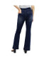Women's Ultra Compression Pull-on Tummy Control Bootcut with top-stitched jetted back pockets Jeans