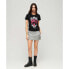 Фото #6 товара SUPERDRY Indigo Workwear Cap Lo-Fi Rock Graphic Fitted short sleeve T-shirt