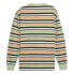 Фото #3 товара Puma Downtown 180 Striped Crew Neck Long Sleeve T-Shirt Mens Size XL Casual Top