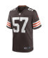 Фото #3 товара Men's Clay Matthews Brown Cleveland Browns Game Retired Player Jersey