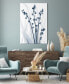Фото #2 товара "Radiant Blues 1" Frameless Free Floating Tempered Glass Panel Graphic Wall Art, 48" x 32" x 0.2"