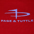 Фото #3 товара Page & Tuttle NoCurl Pique Short Sleeve Polo Shirt Mens Red Casual P21209-CLR