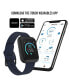 Air 3 Unisex Heart Rate Black Strap Smart Watch 44mm