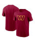 Men's Burgundy Washington Commanders Primary Logo T-shirt