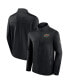 ფოტო #1 პროდუქტის Men's Black Minnesota Wild Authentic Pro Rink Fleece Full-zip Jacket