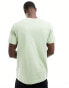 Фото #4 товара GANT shield logo t-shirt in light green