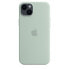 Фото #3 товара Чехол силиконовый для Apple iPhone 14 Plus с MagSafe - Суккулент - Green Apple - iPhone 14 Plus - 17 см (6,7") - Зеленый