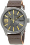 Фото #1 товара Мужские наручные часы с коричневым кожаным ремешком DZ1843 Diesel
