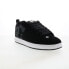 Фото #3 товара DC Court Graffik 300529-KRN Mens Black Skate Inspired Sneakers Shoes