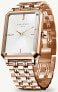 The Octagon White Sunray Steel Rose Gold OCWSRG-O42