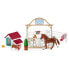 Фото #1 товара Набор фигурок для игры "Гостящие лошадки Ханы с собакой Руби" от Schleich
