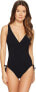 Фото #1 товара Vilebrequin Womens 180178 Fluette Tuxedo One-Piece Swimsuit Black Size XS
