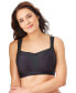 Фото #1 товара Plus Size Limitless Wirefree Low-Impact Back Hook Bra