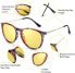 TJUTR Polarised Night Driving Glasses for Driving Women and Men Yellow Night Vision Anti-Glare Glasses - UV400