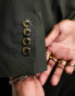 Фото #12 товара ASOS DESIGN super skinny blazer in khaki texture