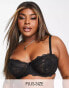 Фото #2 товара Simply Be lace multiway bra in black