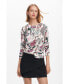 ფოტო #1 პროდუქტის Women's Sweater with floral details