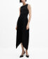 Фото #1 товара Women's Asymmetrical Pleated Dress